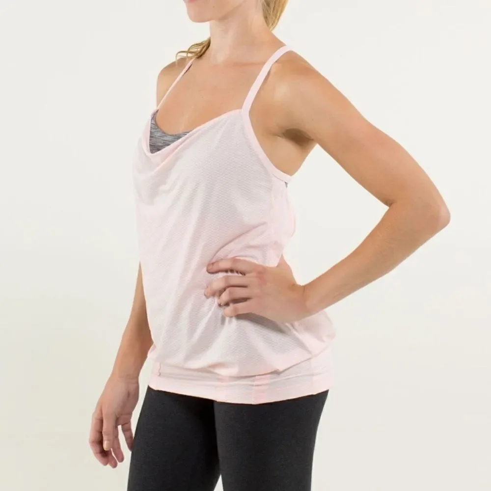 Lululemon CYB Tank Pretty Pink/Wee Are From Space 4 - Picture 3 of 7